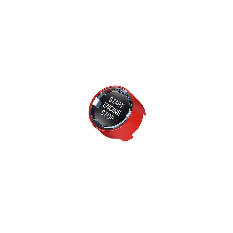 Fit For BMW X2 F39 - Matte Red One-Button Start Switch Cover Trim 1PCS