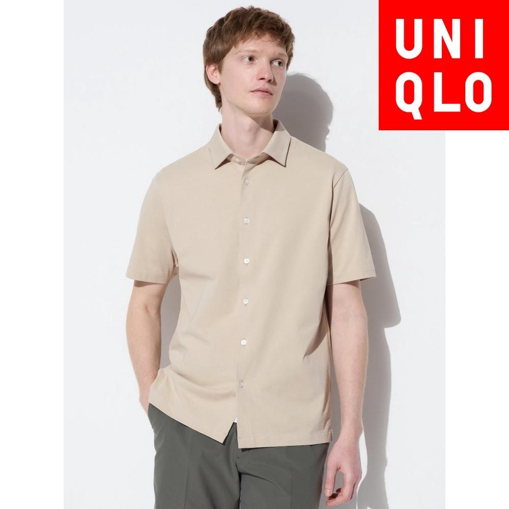 

Uniqlo Japan Air Rhythm Cotton Full Open Polo Shirt