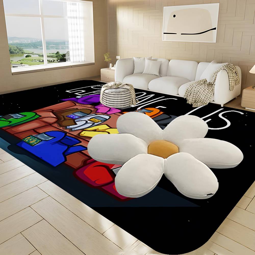 A-Among Us Bathroom Mat Kids Room Bedroom Decoration Balcony Anti-Slip Doormat Living Room Welcome Rug