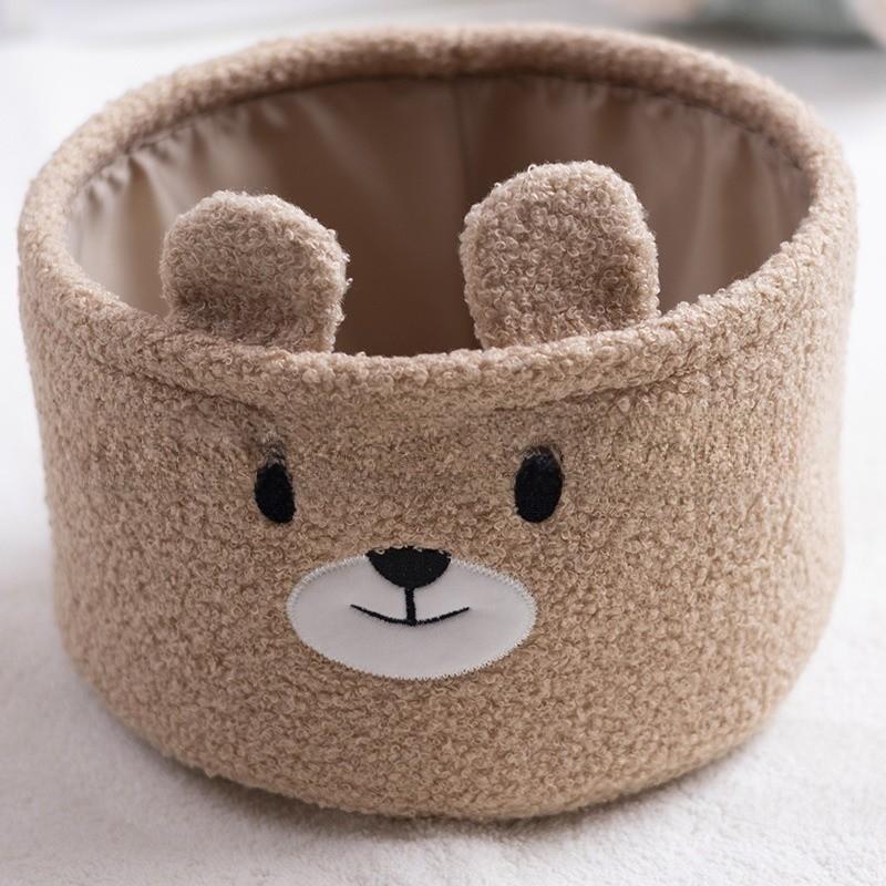 Cute Cartoon Animal Storage Container With Foldable Design For Laundry And Playroom