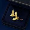 The Osmanthus Brooch Is A High-end, Elegant and Simple Item for Women. The Brooch Has A Niche Design Sense