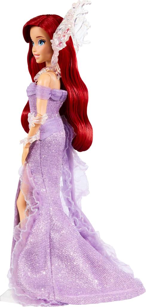 Mattel Disney Collector's Ariel The Little Mermaid Doll with Display Stand, Celebrating the 35th Anniversary of the Disney Film
