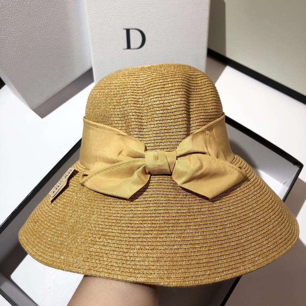 Sun Li Star With Straw Hat Japan Imported Uv Anti-Ultraviolet Big Brim Sun Hat Women Summer Travel Foldable