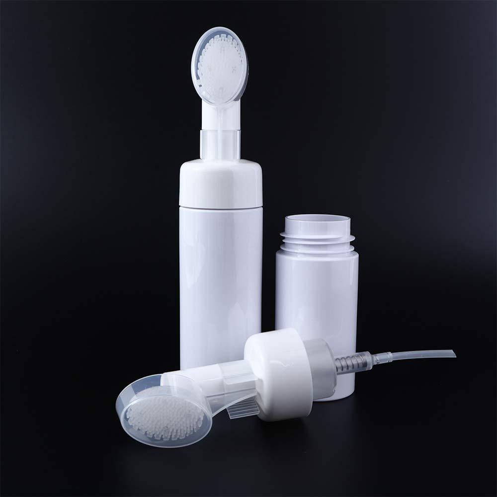 Tool Soap Mousses Liquid Spray Bottle With Cleansing Brush Foaming Bottle Refillable Bottles
