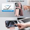 2-in-1 Detachable Card Leather Case for iPhone 16 Pro Max 17 Air 16 Pro 15 Plus 14 13 12 Wireless Charging Magnetic Wallet Cover