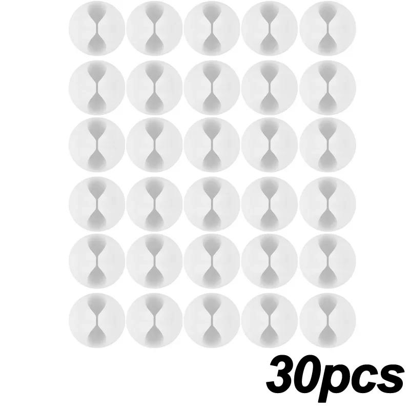 Mini Cord Holder Cable Cord Organizer USB Charging Cable Clips Desk Tidy Organiser Reusable Cord Holder Protectors in Home Car