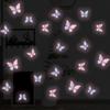 Luminous Butterfly Wall Stickers, Luminous Simulation Three-dimensional Butterfly Decorative Stickers, Waterproof Stickers
