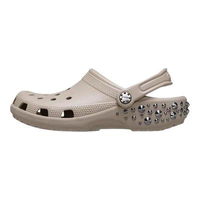 Zuecos Cómodos de Moda Calzado Mujer Gris Marrón 211596-214