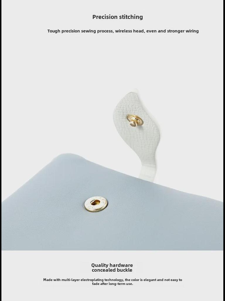 Women's Soft Leather Short Wallet with Multiple Card Slots & Daisy Print