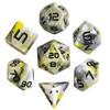 Cusdie Camo DND Dice 7-Piece RPG Polyhedral Dice Set Resin D20 D12 D10 D8 D6 D4 D% for D&D Pathfinder Cthulhu Tabletop Games