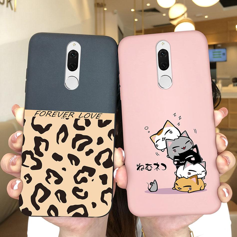 Phone Case For Huawei Nova 2i Cute Love Heart Flower Cartoon Pattern Soft Shell For Huawei Mate 10 Lite Hot New Colorful Fundas