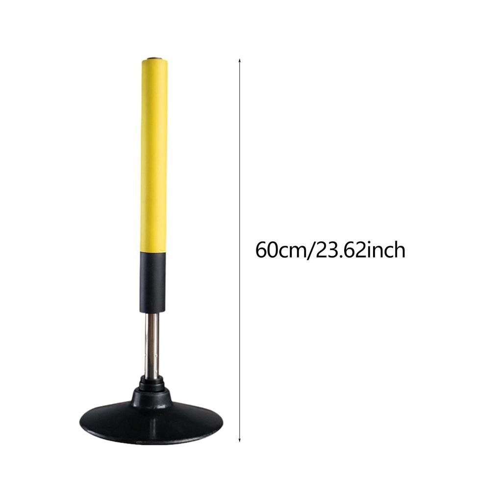 Basketball Football Training Aid Agility Rod Steel Shaft Sturdy Quick Return 0.6 Meter