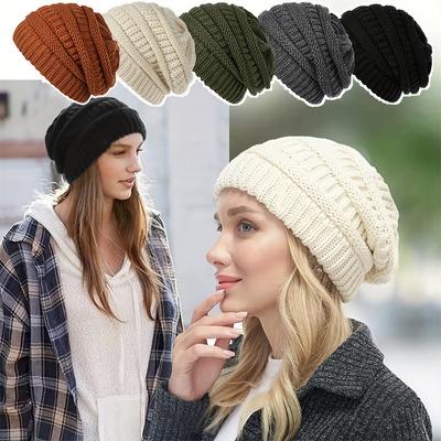 1 STK Hut Geschenk Weich Täglich Freizeit Warm Flexibel Strickwolle Outdoor-Sport Bequem Bequem zu Tragen