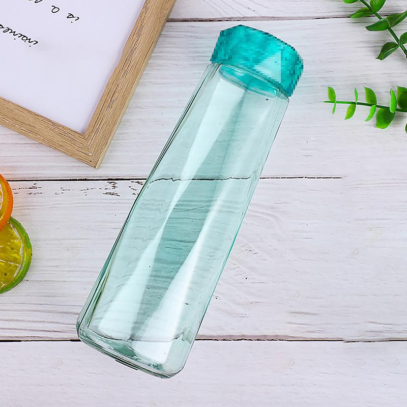 

Алмазная бутылка для воды, стеклянная чашка, бессвинцовая термостойкая портативная переноска для путешествий, посуда для питья, уличная студенческая чашка