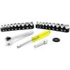 Performance Tool 1950 40-Piece Socket Set for Mechanics and DIY Enthusiasts - Durable and Versatile Tool Kit for Automotive and