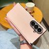 For Samsung Galaxy Z Fold 7 Case Luxury PU Leather Skin Middle Hinge Protective Back Cover Case For Samsung Z Fold 7 Shell