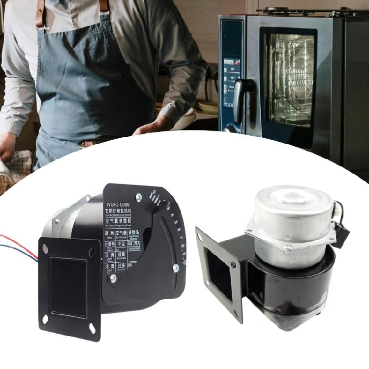 Metal Gas Oven Fan Blower Power Fan Motor Blower Motor Efficient Baking Fan Oven Maintenance Accessories Metal Texture