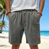 Corduroy Mens Shorts Gym Shorts Men Casual Fit Mens Athletic Shorts with Elastic Waistband and Pockets Workout Shorts for Men