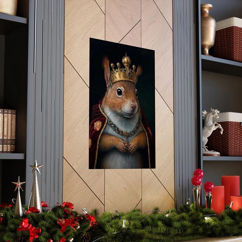 Modern Squirrel Wall Art Cute Animals Poster Canvas Paintings And Print HD Pictures For Living Room Home Decor Frameless Gifts