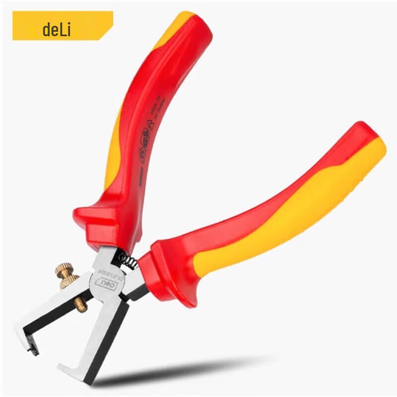 Deli 6-inch Insulated Multi-function Wire Stripper Pliers 6 inch