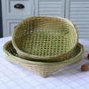Großer Bambus-Dämpfkorb, Obstschale & Geflochtenes Sieb