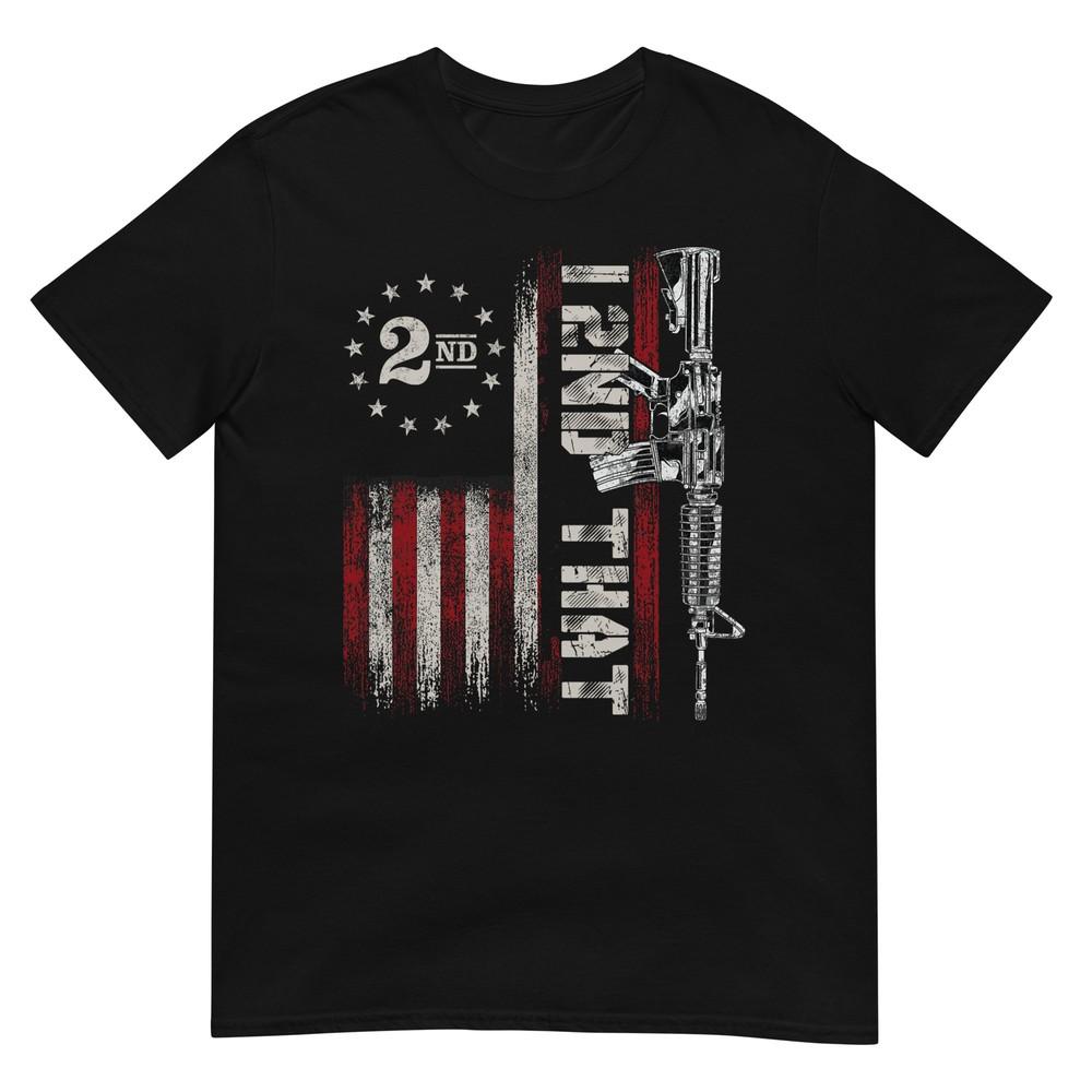 Я поддерживаю Вторую поправку Про-оружие Американский флаг Патриотическая футболка L