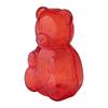 Transparent ABS Candy Bear Jar With Lid For Food Storage And Home Decoration Gummy Storage Container