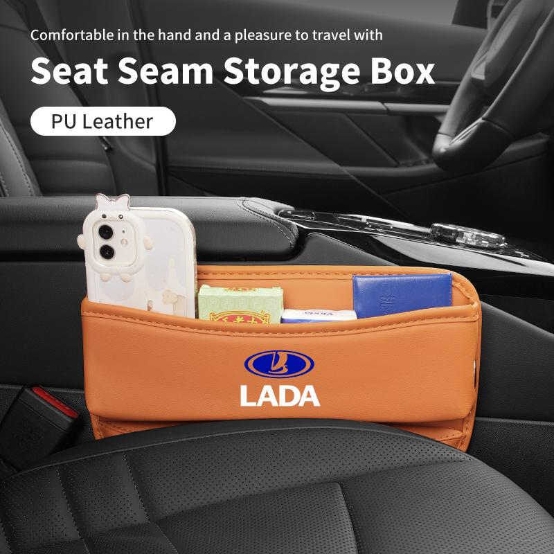 Car Seat Gap Crevice Storage Box Console Bag Between Seats Interior For Lada Vesta Niva Samara Kalina Largus Priora Xray Granta