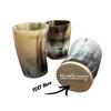 Personalisiertes Wikinger Ochsenhorn Becher Set Trinkhorn Schnapsgläser, Echte Mittelalterliche Hornbecher, Handwerkliche Handarbeit, Ethisch Beschafft