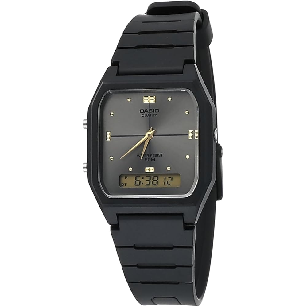 Casio Standard AW-48HE-8A Men s Watch Analog Display Water Resistant Silver