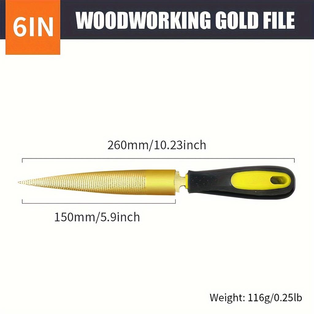 Wooden Carving File 6 ''/8 ''/10 '' suitable for Woodworking DIY Craft Small Tools, Woodworking Multifunctional Tools