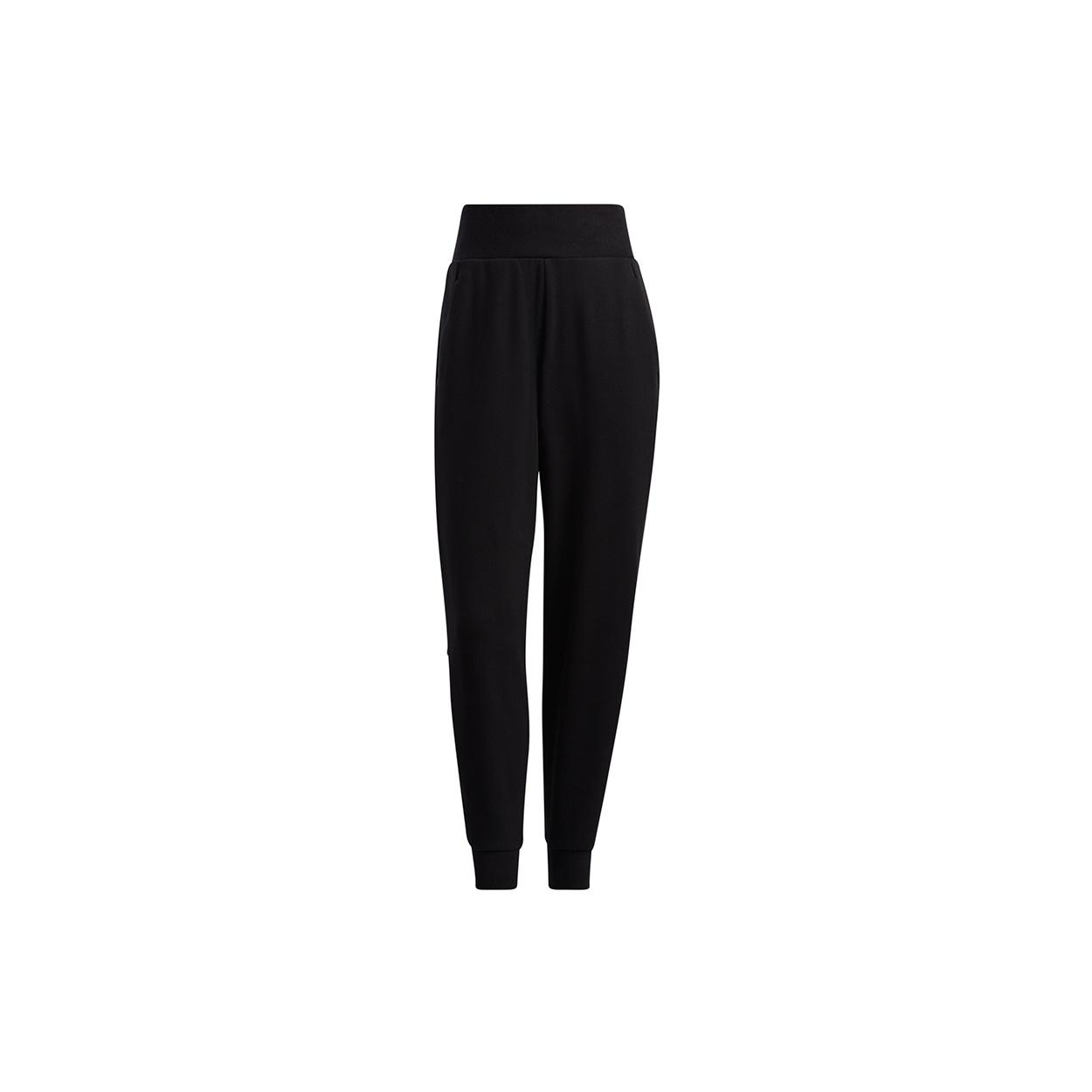 (WMNS) adidas Str W Pt Comf Solid Color Athleisure Casual Sports Long Pants/Trousers Black Women s H09702 L