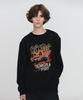 Beulabado Acdc Demon Fire Sweatshirt Bk (Brent2325)