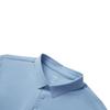 Li Ning Breathable Solid Color Logo Short Sleeve Polo Shirt Men tops Cyan-Gray-Blue APLV039-8
