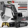 Alloy Remote Control Excavator Digger Vehicle Toy Bulldozer for Kids - Free Shipping