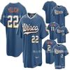 Bestickte Milwaukee Brewers City Edition Baseballkappe Blau Unisex Verstellbare Mütze Fans Sport Outdoor Bekleidung