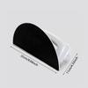 Semicircular Inside Corner Sanding Holder Reusable Plastic Sandpaper Frame Hand Sanding Tool for Wall Putty & Drywall Finishing