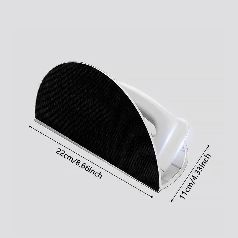 Semicircular Inside Corner Sanding Holder Reusable Plastic Sandpaper Frame Hand Sanding Tool for Wall Putty & Drywall Finishing