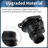 Car Thermostat Inner Engine Coolant Thermostat Housing Assembly No.55593034 for Chevrolet Cruze 11-15 for Buick Encore 2013-2021 Plastic Black