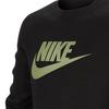 Nike Kinder Outdoor Buchstaben-Print Rundhals Casual Langarm Sweatshirt Kinder Oberteile Schwarz FV3999-010