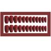 24pcs/set DIY Quick Nails Matte Frosted Long T Solid Color False Nails Multi-color Strips Finished Wear Manicure