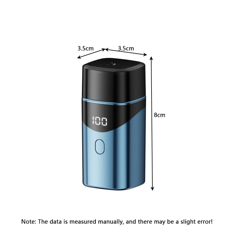 MOTAWISH Mini Electric Shaver Type-c Fast Charging Portable Smart Digital Display Razor