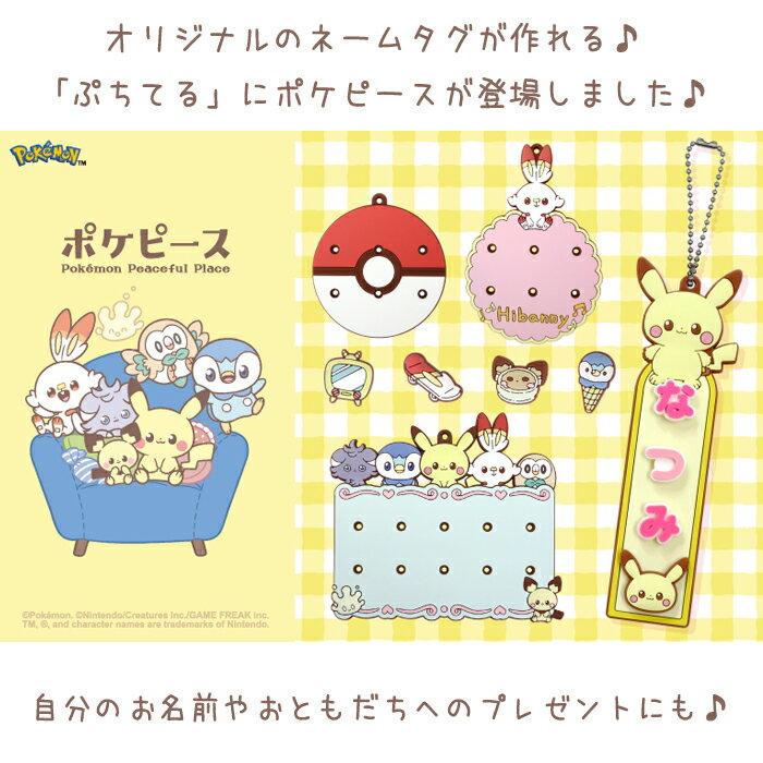 Puchiteru Pokepiece Character Parts 1 Piece Name Tag Plate Key Holder Goods Pokemon Pikachu Pochama Fan Activity Favorite Color Semester Enrollment