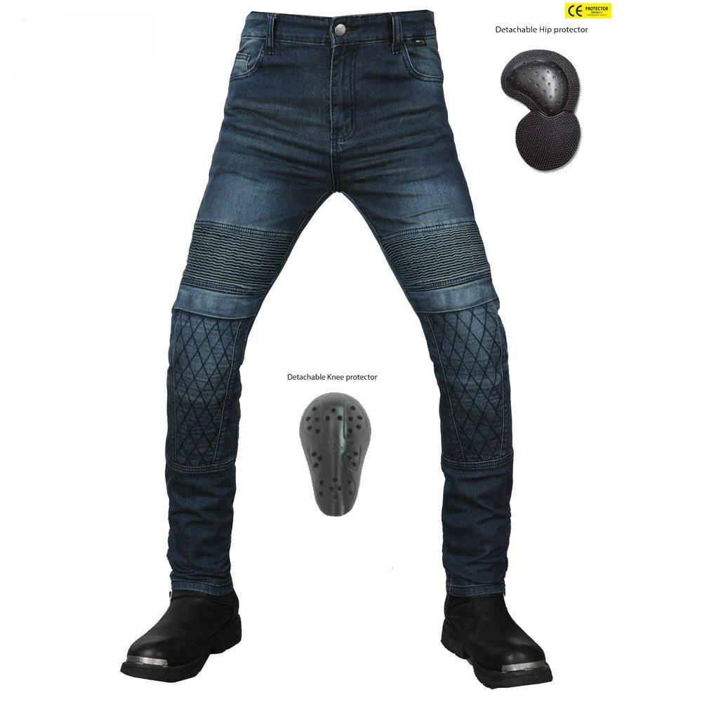 Новый продукт Мотоциклетные Джинсы Мужские Caudula Мотоштаны Сетчатые Велосипедные Ударопрочные Гоночные Штаны Разрывостойкие XXS