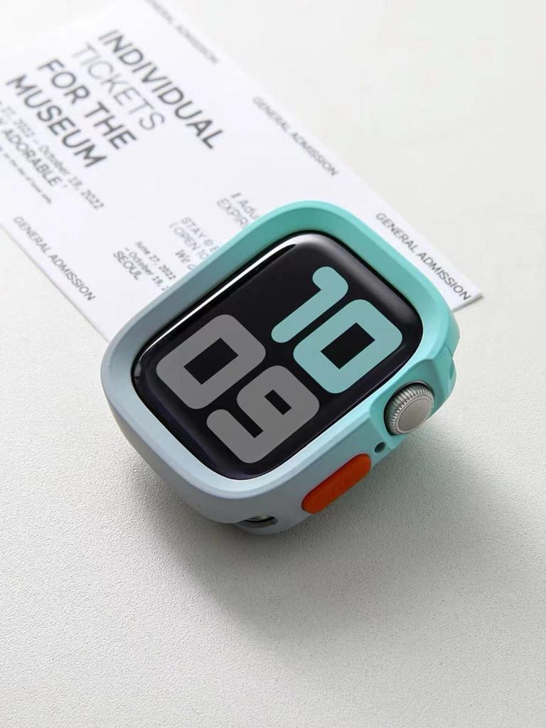 Bumper Soft Silicone Case For Apple Watch Ultra 11 10 9 8 7 6 SE 5 Anti-drop Shockproof Matte Cover For iwatch 49mm 41mm 42mm 46mm 40mm 44mm 45mm