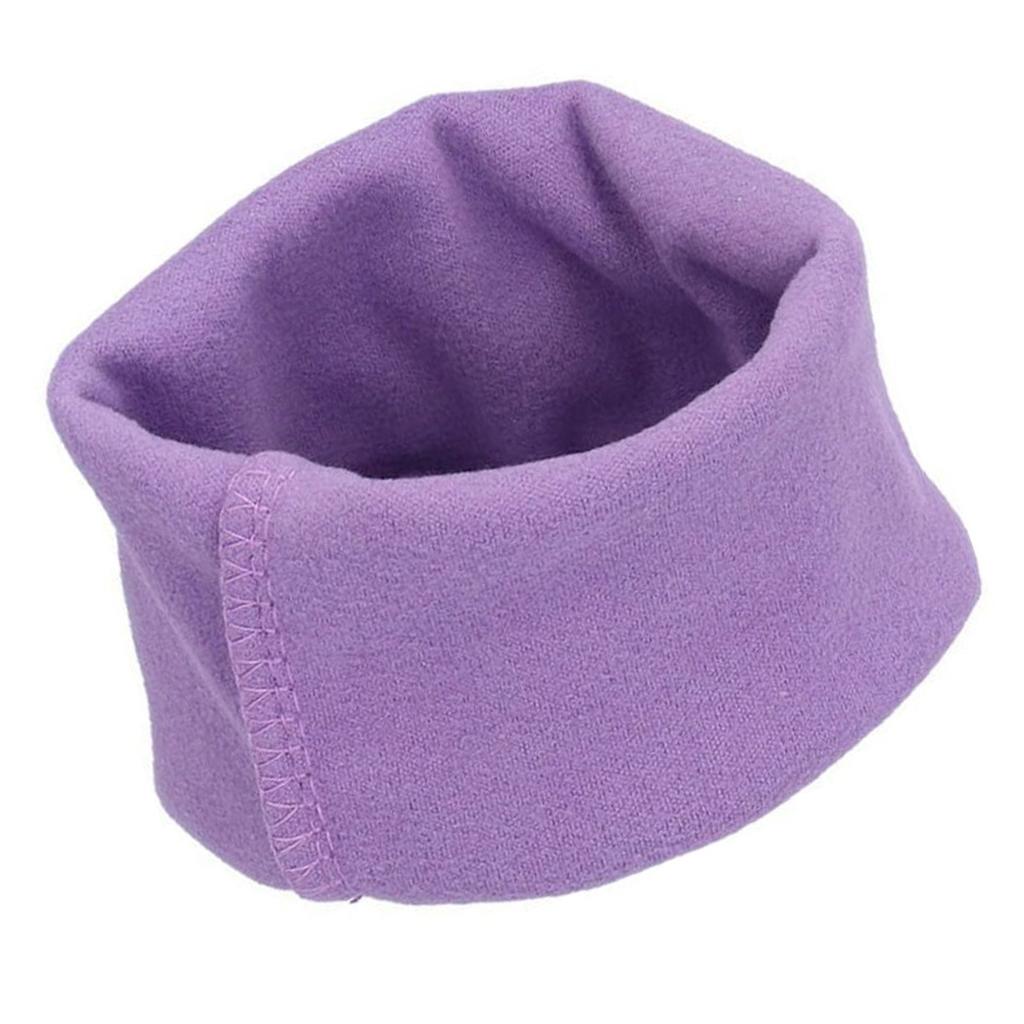 Dog Quiet Ear Cover Purple Pet Noise Protection Calming Ear Muffs Anxiety Relief Warm Soft Snood S