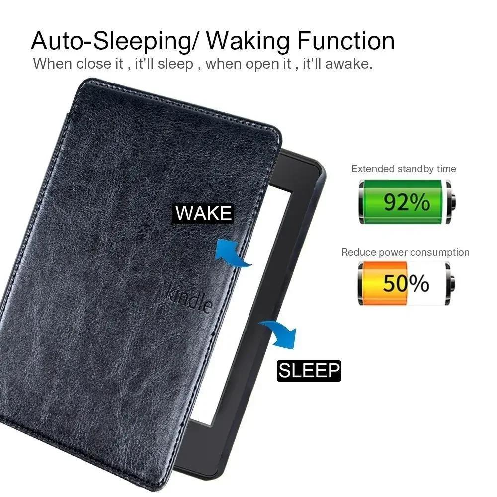 Auto Sleep/Wake eReader Cover Hand Strap Shockproof Colorsoft Protective Case for Kindle Paperwhite 2025 12th Generation 7 inch