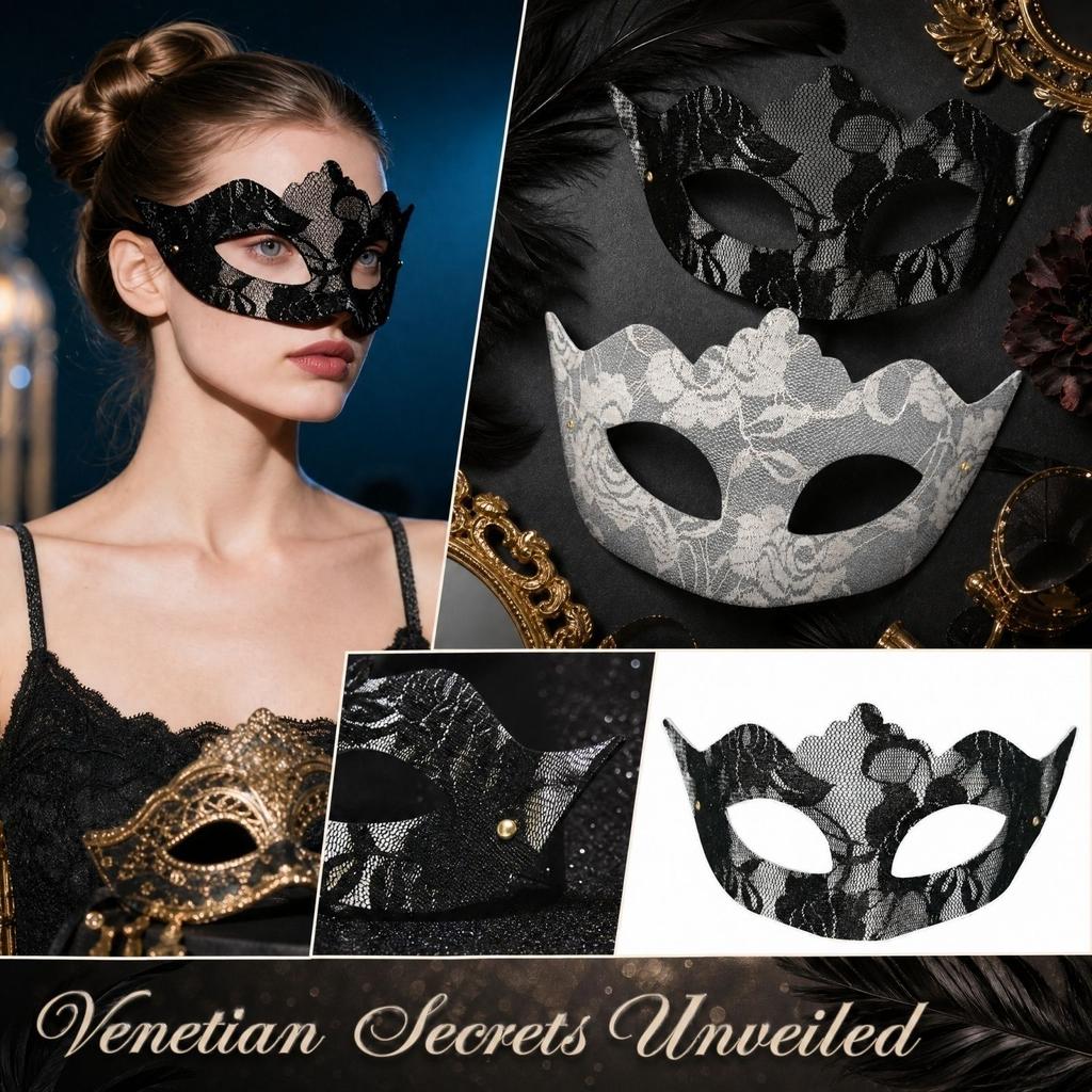 Half Face Lace Transparent Masquerade Ball Costume Party Eye