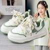Girls' Sports Board Shoes, Middle-aged and Older Children's Spring and Summer 2025 Fashion, Little White Shoes, Girls' Foreign Style, Children's Casu