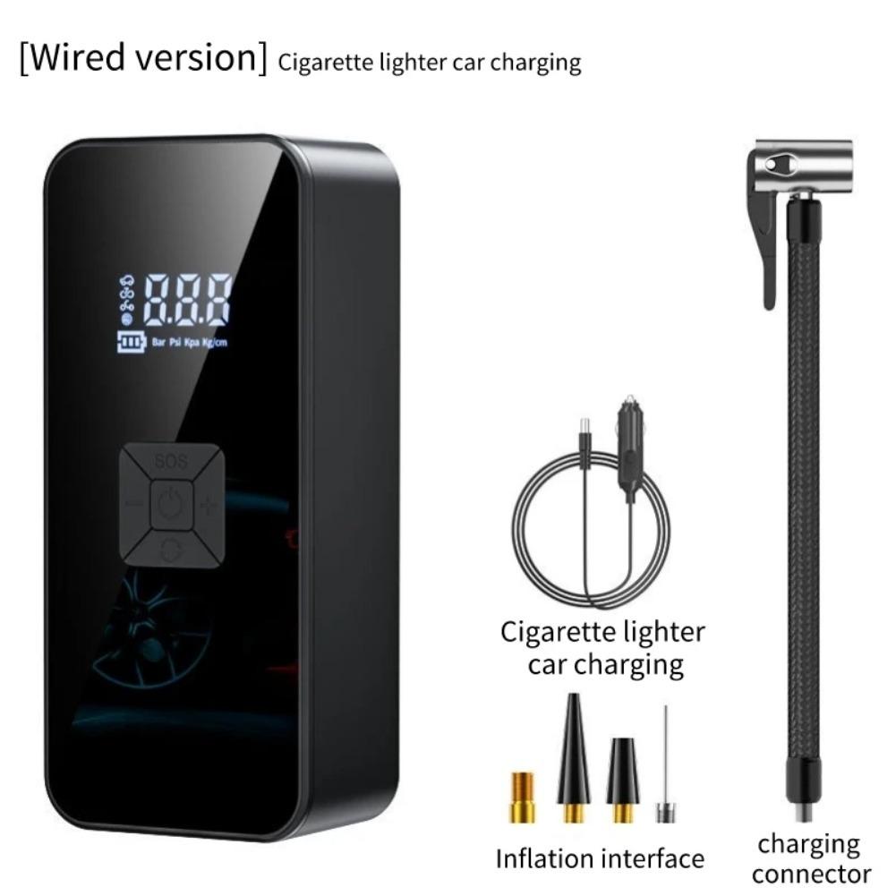 

НОВЫЙ беспроводной насос для накачивания шин, воздушный инжектор для автомобиля 12 В 150 фунтов на кв. дюйм, автоматический наполнитель воздуха, портативный электрический насос, компрессор, автомобильные инструменты